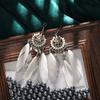9+1 Colores Moda Natural Retro Pendientes de Plumas 2026 Tu Tixi Yiwu Daisy Joyería