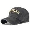 Sombreros Nuevos de Primavera para Hombres Parejas Moda Gorra Versátil Letras Montaña Lavado Gorra de Béisbol para Niños
