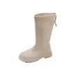 Nuevas botas de montar largas estilo princesa, forradas de forro polar, cálidas, de estilo británico, para otoño/invierno 2026, para niñas