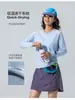 Camiseta Izexx Manga Longa para Corrida ao Ar Livre Feminina Outono 7A Antibacteriana Absorvente de Umidade Secagem Rápida Camada Base Solona