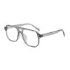 Nuevas Gafas de Sol Cuadradas Elegantes de Montura Grande con Doble Puente y Remaches, Gafas de Sol Tipo Aviador Retro de Venta Caliente Transfronteriza