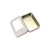 Empaque de Caja de Lata Exclusiva de Amazon Tabla Gua Sha Insignia Caja de Lata Uñas Portátiles Piezas de Arte para Uñas Empaque de Caja de Lata