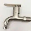 Grifo de acero inoxidable 304, grifo para lavadora de 1/2 pulgada, grifo de agua corriente doméstico de longitud extendida
