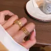 Anillos de Diseño de Nicho Europeos y Americanos para Mujer, Lujo Ligero, Sensación Elegante y de Alta Gama, Anillo Abierto Ajustable, Joyería de Mano Moderna y Versátil
