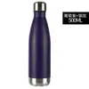 Taza de agua para deportes al aire libre transfronteriza de acero inoxidable 304 resistente a los arañazos con recubrimiento en spray tipo botella de Coca-Cola, taza de vacío, compatible con impresión de logotipo