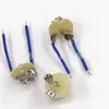 Conector hembra giratorio de 360 grados para plancha de pelo, enchufe giratorio transparente para rizador de pelo, conector hembra aislado