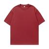 Camiseta de Algodão Puro de Manga Curta 230g para Homens e Mulheres, Mesmo Estilo Marca Americana Trbottomy Solta Básica Cor Lisa Camiseta de Base Top Q