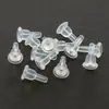 Tapones de Silicona para Dormir de 60 Grados Transparentes Tapones Fijos para Orejas Accesorios para Pendientes DIY Cubierta Protectora de Seguridad Tapones de Perno para Oreja