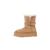 Botas de Nieve de Suela Gruesa de Dos Vías para Mujer 2026 Estilo Nuevo Zapatos de Algodón Gruesos y Cálidos con Terciopelo Botines Cortos Peludos Zapatos de Algodón para la Nieve del Noreste