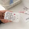 Protetor de lente pequeno estilo coreano com laço de borboleta banhado a ouro, adequado para telefones Apple 17P/17PM/18P/18PM
