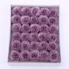 Ventas Directas de Fábrica Rosa Cristal Oro Rosa Cabeza de Flor Rosa Encantadora Azul Ramo Día de San Valentín Material DIY Flor Rosa con Brillantina