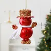O novo pingente de PC de árvore de Natal vermelha pintada da Shengyuan para decorações de Natal DIY e penduricalhos de janela está disponível para atacado.