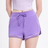 Shorts de Fitness Feminino, Design Dois em Um, Anti-Exposição, Treinamento na Academia, Corrida, Shorts Esportivos de Cinco Pontos, Adequado para Uso ao Ar Livre, Absorvente de Umidade e Suor