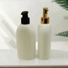 Nova garrafa de plástico de pelúcia Pe 300ml/500ml, gel de banho, shampoo, frasco de shampoo, loção hidratante, frasco de limpeza