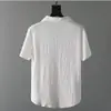 Novo Conjunto Esportivo Casual de Verão 2025 Masculino Moda Elegante Tendência Camiseta de Manga Curta Calça Conjunto de Duas Peças