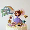 Variados Enfeites Decorativos para Bolo Sakura Sophia Elsa Aurora Princesa Moka 18g Enfeites para Bolo Sakura