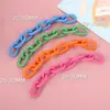 Corrente Acrílica em Forma de U com Fecho Aberto 20*30mm Chaveiro Corrente de Celular Acessórios Acessórios para Joias DIY Colar