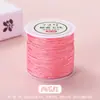 Colorido Degradê Não. 72 Segmento de Linha de Jade Corda de Mão Tingida Corda Trançada Pulseira DIY Feita à Mão Pingente Corda Trançada Corda Colorida Material