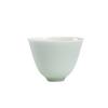 Taza de Té Corazón de Pollo con Esmalte de Color Hecho a Mano, Set de Té Kung Fu, Taza para Cata de Té, Porcelana Blanca Delgada, Taza Maestra, Taza Individual, Hogar Simple