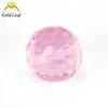Contas de Vidro Perfuradas Redondas com Face de Corte Pedra Lapidada Pedra Bruta DIY Pulseira de Fio Acessórios para Joias Contas Redondas Outlet de Fábrica