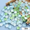 Lagos de Peixe de Vidro Mosaico 1200 Colorido Cristal Feito à Mão DIY Crianças Bar Lago dos Desejos Varanda