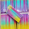 Caneta Arco-Íris de Transferência de Calor de Quatro Cores Lápis de Madeira HB Lápis de Madeira Pastel para Crianças Meninas com Borracha Embutida