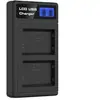 Fv70 Fv100 El14 El15 E6 Fw50 Fz100 Bn1 Bx1 Batería de Cámara Cargador USB Dual
