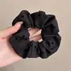 2026 Novo Scrunchie de Cetim Retro Francês Acessório de Cabelo Elegante Prendedor de Rabo de Cavalo Outono e Inverno Estiloso Acessório de Cabelo Lenço Quadrado