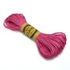 Línea de hilo para corbata china de 1.5 mm 7 hilos alrededor de 20 metros cuerda de hilo tejida a mano pulsera DIY 32 colores al por mayor