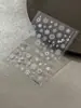 Adesivos para Unhas Série de Natal Embossados Desenho Animado Árvore de Natal Estrela de Cinco Pontas Laço Adesivos de Unha Adesivos Decoração Atacado