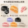 Pinza Aislante de Calor para Peluquería, Pinza Universal de Doble Propósito para Teñido, Permanente y Estilismo de Recogidos, Pinza de Estilismo de Siete Dientes Anti-Quemaduras