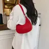 Bolso de Mujer Elegante de Color Sólido Estilo Coreano de Moda Nuevo Primavera 2026 Bolso de Hombro con Patrón de Piedra