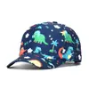 Comércio Exterior Transfronteiriço Popular Estampa Digital Dinossauro Chapéu de Baseball Infantil Proteção Solar Chapéu de Menino Chapéu de Menina Borboleta