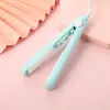 Venta Directa de Fábrica Rizador Plancha para el Cabello Estudiante Mini Femenina Pequeña Pinza Eléctrica Doble Propósito Recto Rizador para Flequillo