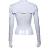 Manga Base de Color Sólido para Mujer con Manga de Hombro Protectora contra Rayos UV