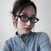 Óculos de maquiagem estilo olho de gato coreano Oval Gm preto liso podem ser equipados com armação de espelho plano para miopia com receita médica Nerd Girl