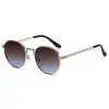 Gafas de sol redondas de metal transfronterizas 2025 Gafas de sol anti-ultravioleta para mujer Gafas de sol para hombre Gafas de sol europeas y americanas