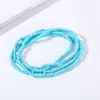 Cadena de Cintura de Cuentas de Arroz Cadena de Cintura Transfronteriza Europea y Americana Multicapa Dulce Ins Moda Estilo Bohemio Hecho a Mano Cuentas de Colores