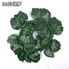 Planta Verde de Rattan Sintético Tubo de Rattan Decoração Loja de Plantas Verdes Sombreadas Videira de Folha de Uva Artificial