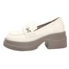 Zapatos Pequeños de Cuero Estilo Británico para Mujer 2026 Nuevos Otoño Plataforma Jk Zapatos Mary Jane Mocasines para Mujer Tacón Bajo Punta Redonda