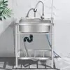 Fregadero de acero inoxidable directo de fábrica con soporte, fregadero de cocina, fregadero, fregadero, fregadero, fregadero, estilo de importación y exportación para el hogar