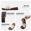 Pantuflas Casuales de Cuña Estilo Coreano, Chanclas de una Tira para Mujer, Ropa de Exterior de Moda para Verano, Sandalias Cuadradas de Combinación de Colores Ins