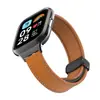 Adequado para Pulseira do Redmi Watch 3 Active, Pulseira de Couro Texturizado Elegante com Fivela Magnética para Redmi Watch 3