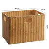 Cestas de Almacenamiento Tejidas al por Mayor para Uso Doméstico, Cestas Organizadoras para Gabinetes y Mesas de Centro, Cajas de Almacenamiento para Ropa y Snacks, Cestas de Mimbre Sintético, Estilo Europeo