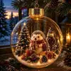Enfeites Amazon Novo Design Portátil Animal Natal Bola de Cristal