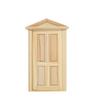 Casa de boneca 1:12 Casa de boneca DIY mini portas e janelas material base liso modelo acessórios podem ser pintados e coloridos