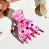 Pasador de Fresa Más Vendido de Amazon para Mujer, Pinza de Mármol de Alta Gama para Cola de Caballo, Pasador para Fijar el Cabello en la Parte Posterior de la Cabeza