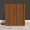 Comércio Exterior Atacado Transfronteiriço Grelha Falsa Auto-Adesivo Adesivos de Parede 3D Tridimensional Painel de Madeira Sala de Estar Quarto Parede de Fundo de TV Papel de Parede