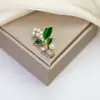 Broche Transfronterizo Nuevo de Alta Gama Lazo Insecto Flor Femenino Anti-Exposición Fijo Ropa Versátil Corsage