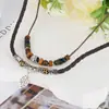 Collar con Ancla de Fabricante Df para Hombre Estudiante Retro Moderno Colgante Cadena para Clavícula Versión Japonesa y Coreana Joyería para Pareja Regalo